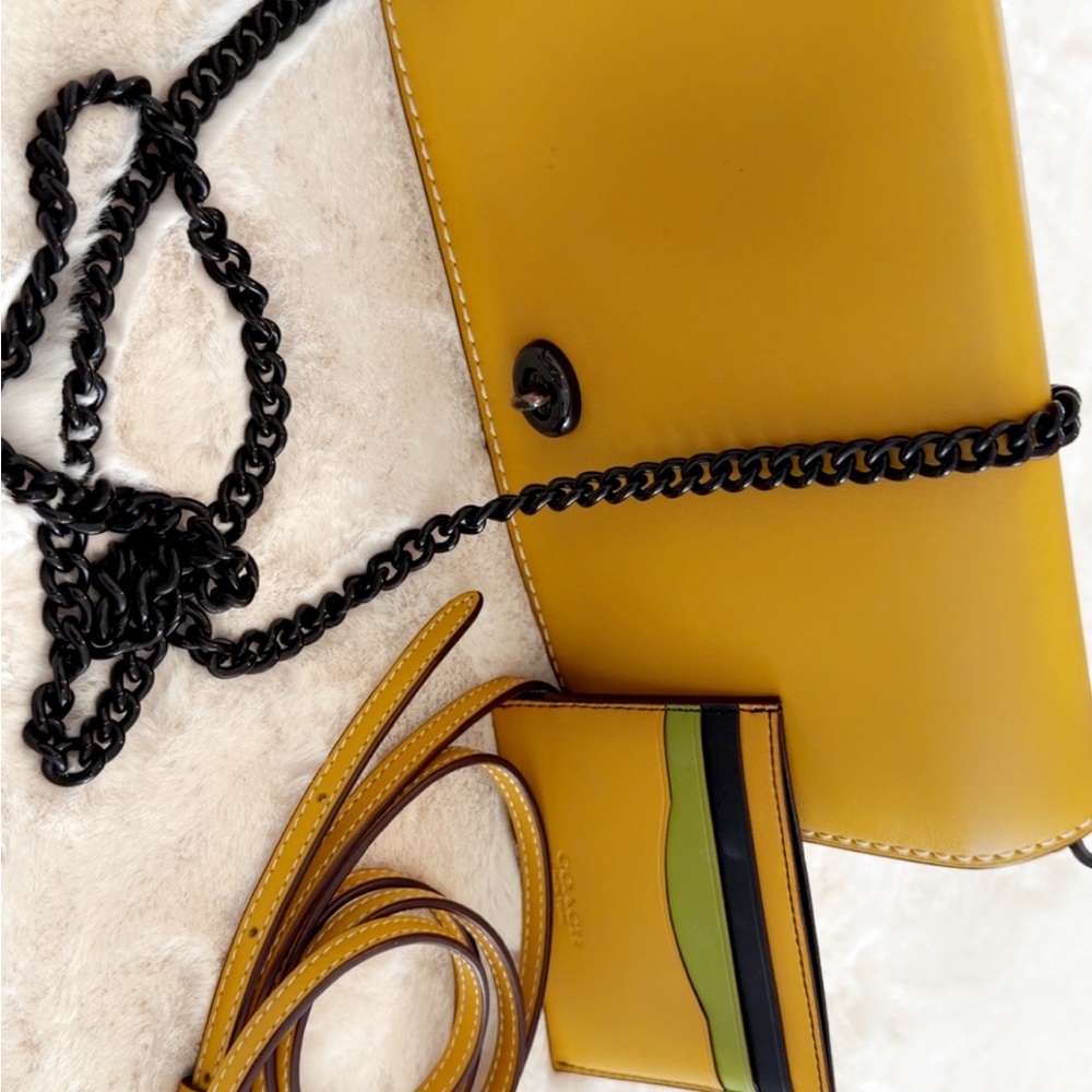 Coach Mustard Yellow Crossbody Bag